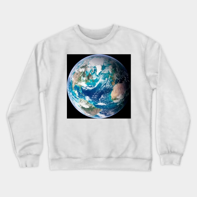 Blue Marble image of Earth (2005) (F001/0388) Crewneck Sweatshirt by SciencePhoto